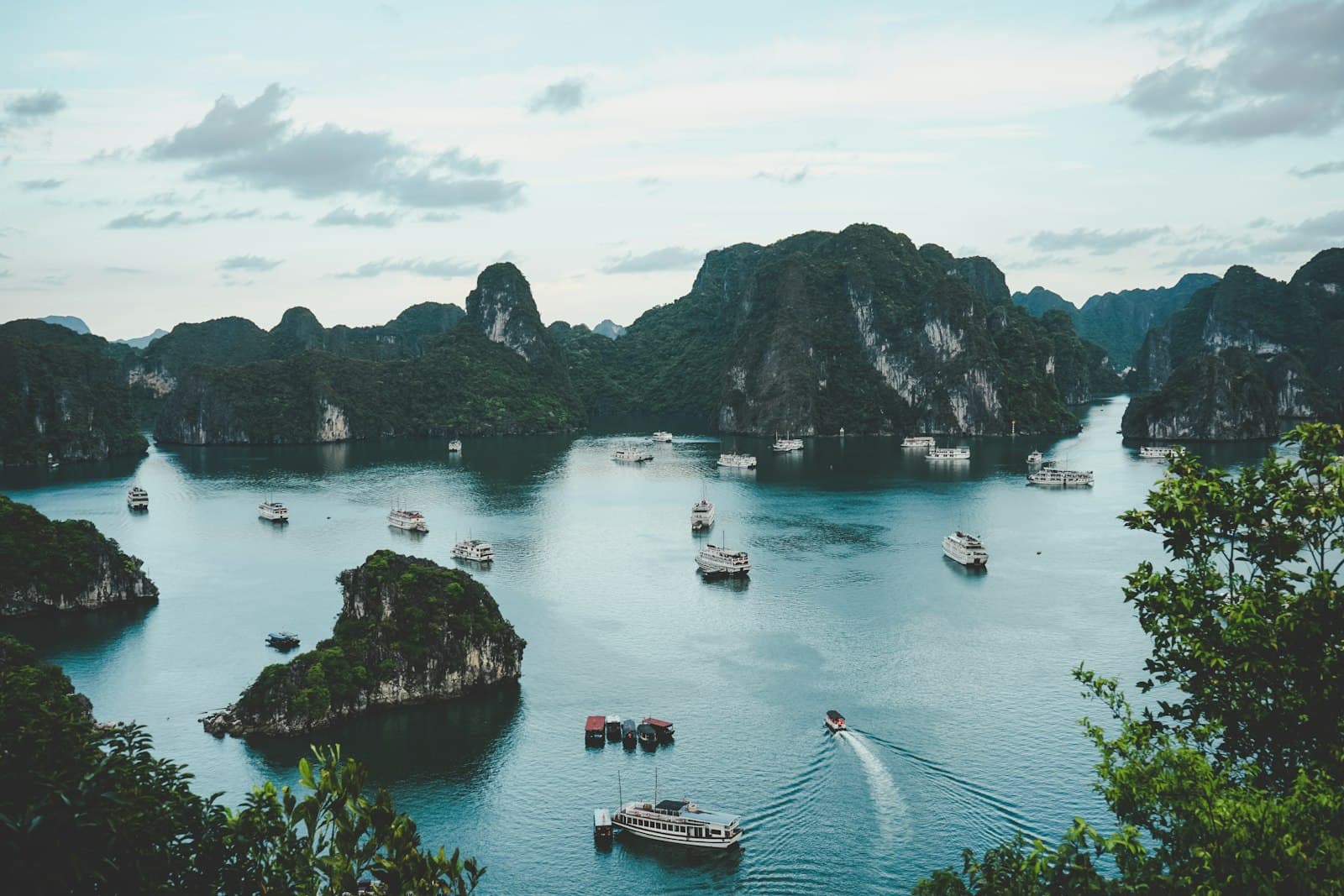 Ha Long Bay from above